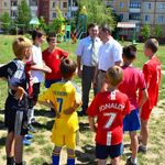 Дети попросили у мэра Житомира современную спортивную площадку. ФОТО