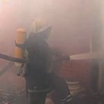 Надзвичайні події: Утром 1 января в центре Житомира сгорел трехэтажный частный дом