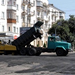 Світ: Улицу Киевскую в Житомире перекрыли на 4 дня - идет капитальный ремонт. ФОТО