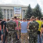 Війна в Україні: В Житомире десантники 95-й бригады почтили память погибших сослуживцев. ФОТО