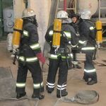 Спасатели провели учения в Житомире: тушили «пожар» в котельной №6. ФОТО
