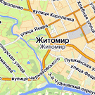 Світ: Яндекс обновил карту Житомира